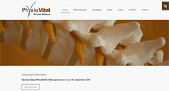 Desktop Screenshot of physio-frankfurt.com